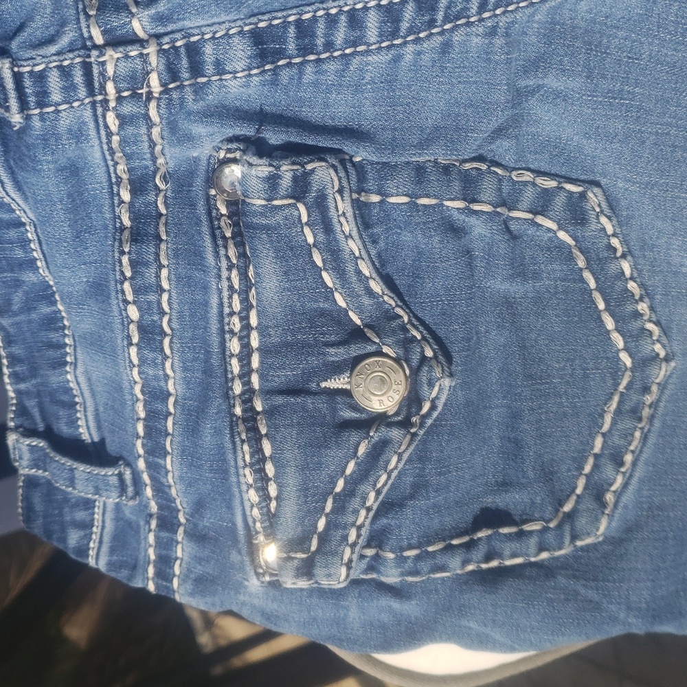 💙KNOX ROSE Rhinestone Shorts - Picture 5 of 10